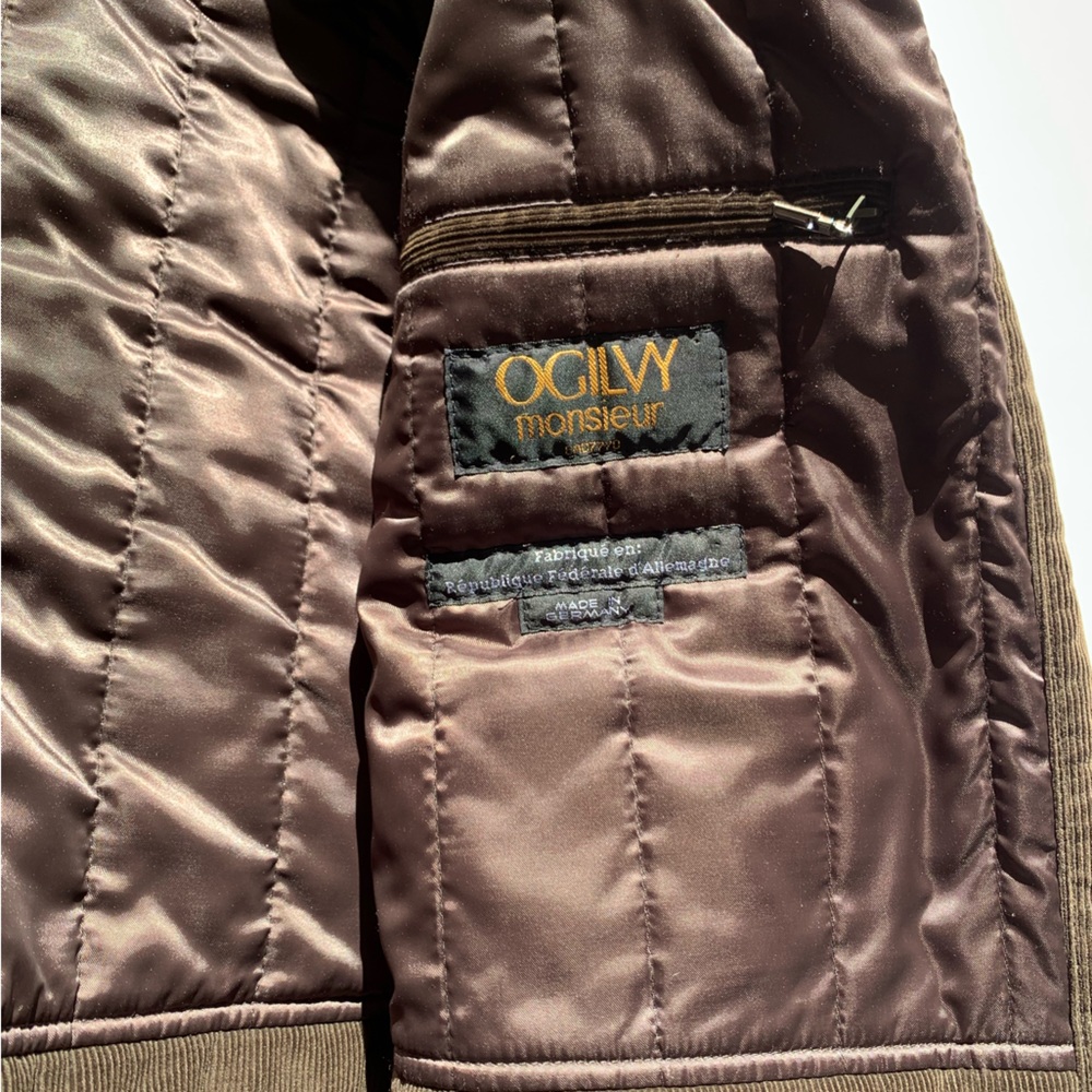 ❌SOLD❌ Vintage Harris Tweed 100% Wool Quilted Winter Jacket made for Ogilvy - Picture 9 of 16